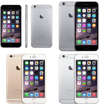 10 Pcs – Apple iPhone 6 – Refurbished (GRADE B – Unlocked – Original Box) – Models: MGAL2LL/A, MG632LL/A, MG5W2LL/A, MG4Q2LL/A – Smartphones