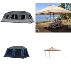 Pallet - 17 Pcs - Camping & Hiking - Customer Returns - Ozark Trail, Coleman, Slumberjack, The Coleman Company, Inc.