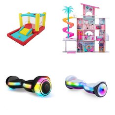 CLEARANCE! Pallet - 16 Pcs - Powered, Dolls, Vehicles, Trains & RC, Outdoor Play - Customer Returns - Jetson, Razor Power Core, Razor, KidKraft