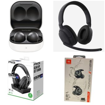 Case Pack – 9 Pcs – In Ear Headphones, Over Ear Headphones – Customer Returns – Samsung, RIG, Nokia, JBL