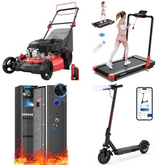 Pallet – 5 Pcs – Patio, Powered, Exercise & Fitness, Mowers – Customer Returns – Costway, HOVERMAX, POOBOO, PowerSmart