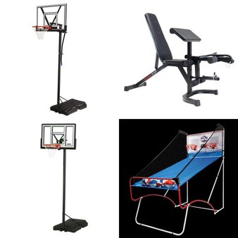 Pallet – 5 Pcs – Outdoor Sports, Game Room, Exercise & Fitness – Customer Returns – Lifetime, EastPoint, CAP