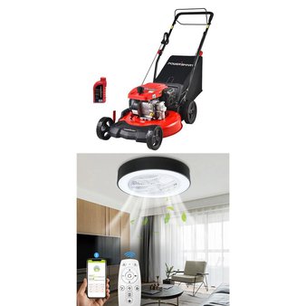 Pallet – 7 Pcs – Mowers, Fans – Customer Returns – PowerSmart, Teng Chang
