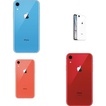 10 Pcs – Apple iPhone XR – Refurbished (GRADE A – Unlocked) – Models: MT0L2LL/A, MRYW2LL/A, MRYT2LL/A – TF, MT022LL/A