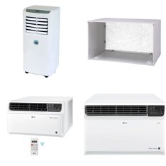 6 Pallets - 56 Pcs - Air Conditioners - Mixed Conditions - LG, JHS, Keystone, Honeywell