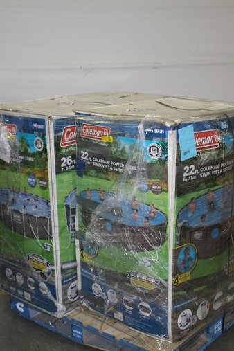 Pallet – 2 Pcs – Pools & Water Fun – Customer Returns – Coleman