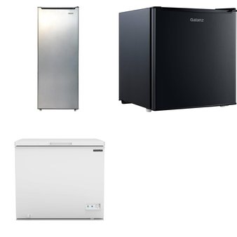 Pallet – 4 Pcs – Freezers, Bar Refrigerators & Water Coolers, Refrigerators – Overstock – Frigidaire
