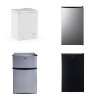 Pallet – 8 Pcs – Refrigerators, Bar Refrigerators & Water Coolers, Freezers – Customer Returns – Galanz, HISENSE