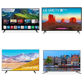 12 Pcs – LED/LCD TVs – Refurbished (GRADE A) – VIZIO, JVC, SCEPTRE, Samsung