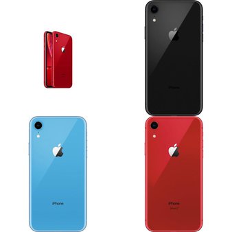9 Pcs – Apple iPhone XR – Refurbished (GRADE A – Unlocked) – Models: MT3V2LL/A, MT092LL/A, MRYY2LL/A, MT022LL/A