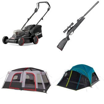 Pallet – 22 Pcs – Camping & Hiking, Firearms, Mowers – Customer Returns – Ozark Trail, Coleman, Ozark, Slumberjack