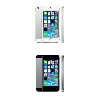 15 Pcs – Apple iPhone 5S – Refurbished (GRADE C – Unlocked) – Models: ME372LL/A, ME341LL/A – Smartphones
