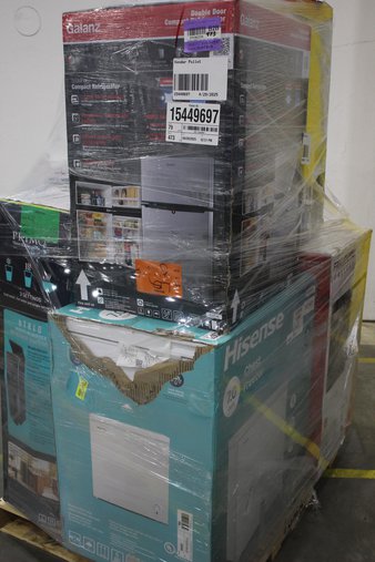 3 Pallets – 26 Pcs – Bar Refrigerators & Water Coolers, Freezers – Untested Customer Returns – Walmart