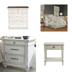 3 Pallets - 393 Pcs - Curtains & Window Coverings, Sheets, Pillowcases & Bed Skirts, Bath, Decor - Like New or New Customer Returns - JC Penney