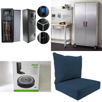 Pallet – 6 Pcs – Patio & Outdoor Lighting / Decor, Outdoor Sports, Vacuums, Storage & Organization – Customer Returns – Mm, Machir, iRobot Roomba, Seville Classics
