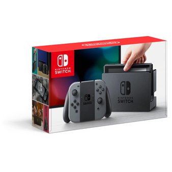 5 Pcs – Nintendo HACSKAAAA Switch with Gray Joy-Con – Refurbished (GRADE A) – Video Game Consoles