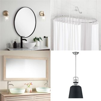 Pallet – 23 Pcs – Unsorted, Bath, Hardware, Lighting & Light Fixtures – Open Box Like New – Signature Hardware