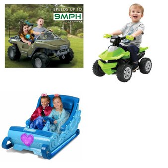 Pallet – 3 Pcs – Vehicles – Customer Returns – Disney Frozen, Adventure Force, Microsoft