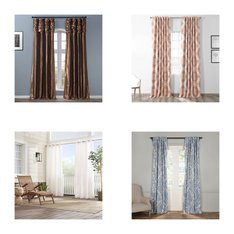 CLEARANCE! Pallet – 320 Pcs – Curtains & Window Coverings, Decor, Earrings – Mixed Conditions – Eclipse, Sun Zero, Fieldcrest, Elrene Home Fashions