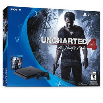 15 Pcs – Sony 3001504 PlayStation 4 Slim 500GB Uncharted 4 Bundle – Refurbished (GRADE B) – Video Game Consoles