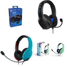 Pallet - 368 Pcs - Sony, Audio Headsets, Nintendo, Batteries & Chargers - Customer Returns - PDP, Rock Candy, Electronic Arts, Ubisoft