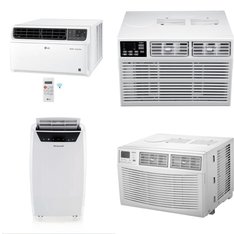 2 Pallets - 19 Pcs - Air Conditioners - Mixed Conditions - LG, Frigidaire, Honeywell, Keystone