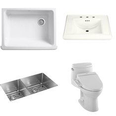 Pallet – 16 Pcs – Kitchen & Bath Fixtures, Hardware – Customer Returns – Kohler, Toto, TOTO USA, Standard Plumbing Supply – Drop Ship