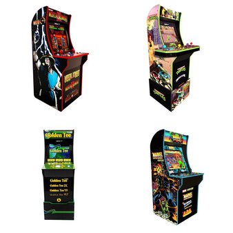 Pallet – 6 Pcs – Video Game Consoles – Game Room – Customer Returns – ARCADE1up