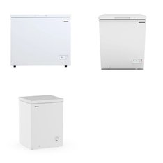 Pallet - 3 Pcs - Freezers, Refrigerators - Customer Returns - Frigidaire, HISENSE