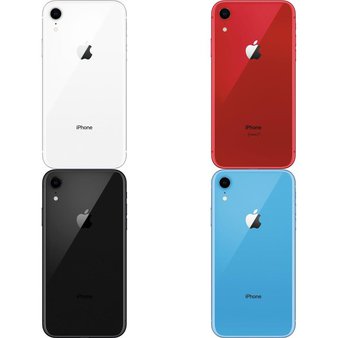 12 Pcs – Apple iPhone XR – Refurbished (GRADE A – Unlocked) – Models: MT012LL/A, MRYY2LL/A, MRYV2LL/A, MRYR2LL/A