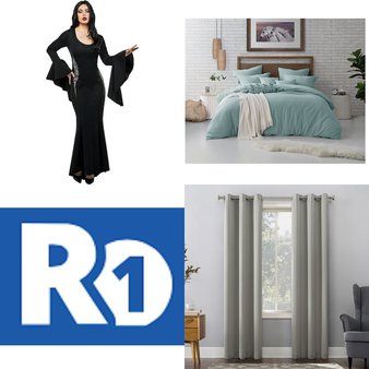 Pallet – 257 Pcs – Curtains & Window Coverings, Pillows, Decor, Underwear, Intimates, Sleepwear & Socks – Mixed Conditions – Eclipse, Sun Zero, Unmanifested Bedding, French Toast