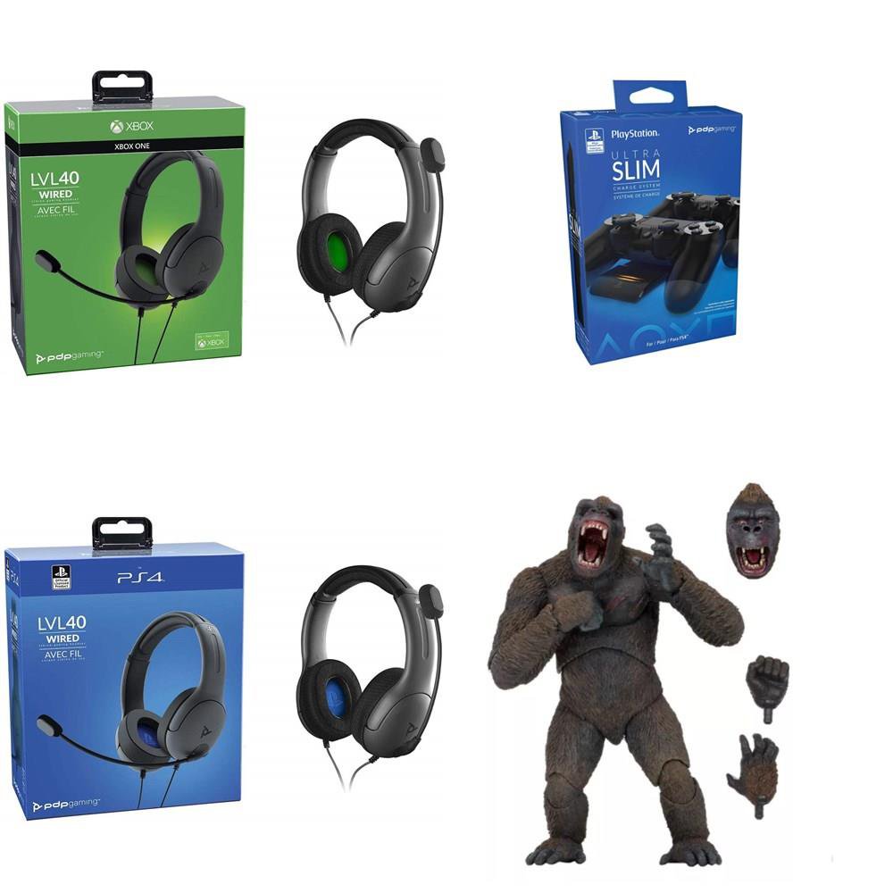 8 Pcs - PDP 048-141-NA Gaming LVL40 Wired Stereo Headset, Xbox One