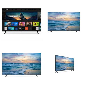 3 Pallets – 15 Pcs – LED/LCD TVs – Refurbished (GRADE A, GRADE B) – LG, VIZIO, TCL, Onn