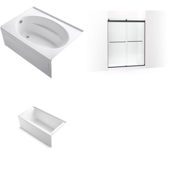 Pallet – 3 Pcs – Kitchen & Bath Fixtures, Bath – Customer Returns – Kohler