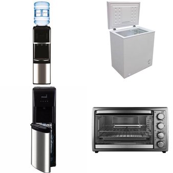 Pallet – 13 Pcs – Bar Refrigerators & Water Coolers, Microwaves – Customer Returns – Primo, Hamilton Beach, Artic King, Newell Brands