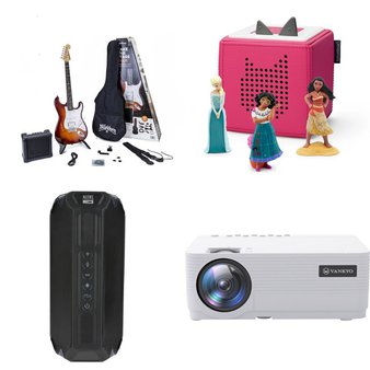 Pallet – 51 Pcs – Speakers, Powered, DVD & Blu-ray Players, Portable Speakers – Customer Returns – Philips, Onn, Singing Machine, Altec Lansing