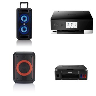Pallet – 36 Pcs – Portable Speakers, All-In-One – Customer Returns – Onn, Canon