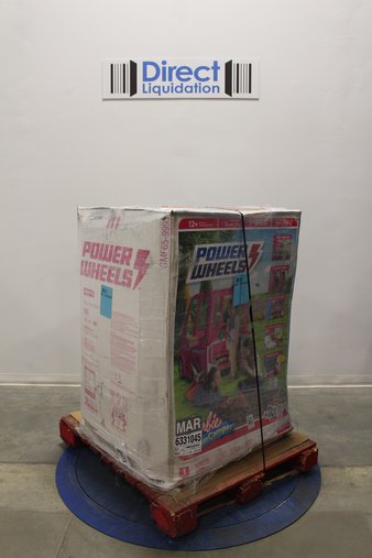 Pallet – Power Wheels GMF65 Barbie Dream Camper, Battery-Powered Ride-On Vehicle – Vehicles – Customer Returns – Power Wheels