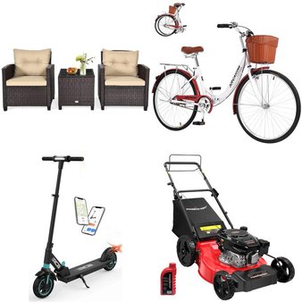 Pallet – 8 Pcs – Patio, Cycling & Bicycles, Trimmers & Edgers, Hedge Clippers & Chainsaws – Customer Returns – Arvakor, Costway, Tanbaby, LiTHELi