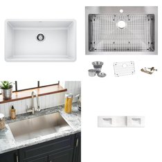 Pallet – 14 Pcs – Hardware, Kitchen & Bath Fixtures – Customer Returns – Kohler, Miseno, Mirabelle, LINCOLN PRODUCTS