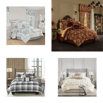 3 Pallets – 881 Pcs – Curtains & Window Coverings, Blankets, Throws & Quilts, Decor, Sheets, Pillowcases & Bed Skirts – Like New or New Customer Returns – JC Penney