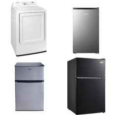 Pallet - 7 Pcs - Freezers, Bar Refrigerators & Water Coolers, Laundry, Refrigerators - Customer Returns - Arctic King, Galanz, HISENSE, Samsung