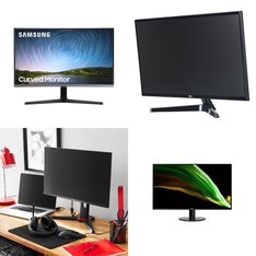 Pallet – 25 Pcs – Monitors, Unsorted – Customer Returns – Onn, MSI, ACER, Samsung
