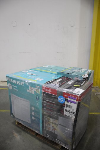 6 Pallets – 38 Pcs – Humidifiers / De-Humidifiers, Bar Refrigerators & Water Coolers, Heaters – Untested Customer Returns – Walmart