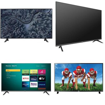 1 Pallet – 16 Pcs – TVs – Tested Not Working (Cracked Display) – HISENSE, TCL, RCA, LG