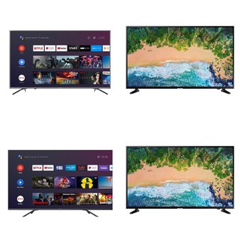 5 Pcs – LED/LCD TVs – Refurbished (GRADE A) – HISENSE, Samsung, SHARP