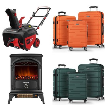 Pallet – 14 Pcs – Luggage, Backpacks, Bags, Wallets & Accessories, Unsorted, Fireplaces – Customer Returns – Zimtown, Sunbee, Travelhouse, e-Flame