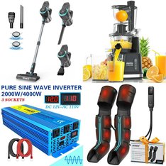 Pallet - 26 Pcs - Vacuums, Unsorted, Massagers & Spa, Food Processors, Blenders, Mixers & Ice Cream Makers - Customer Returns - INSE, ONSON, VAVSEA, Comfier