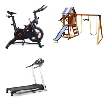 Pallet – 3 Pcs – Exercise & Fitness, Outdoor Play – Customer Returns – Sportspower, ProForm, ECHELON