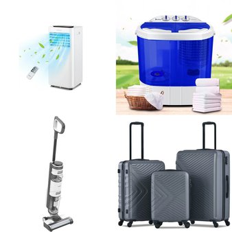 Pallet – 13 Pcs – Luggage, Unsorted, Dining Room & Kitchen, Air Conditioners – Customer Returns – Travelhouse, Zimtown, Bestier, Costway